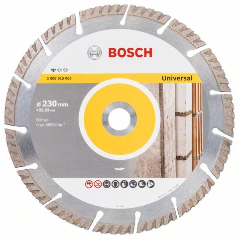 BOSCH DIAMOND CUTTING BLADE STANDARD>UNIVERSAL 